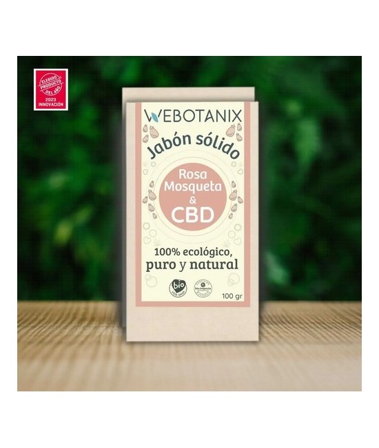 PRODUCTO COSMÉTICO
Nuestra línea de jabones sólidos ecológicos a base de Cannabis y enriquecidos con rosa mosqueta, aloe vera,