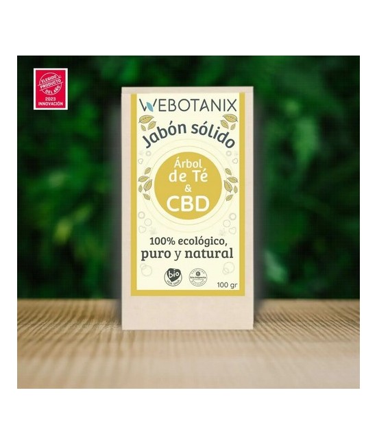 BO.JABON SOLIDO ARBOL TE  CBD BIO 100 GR.
