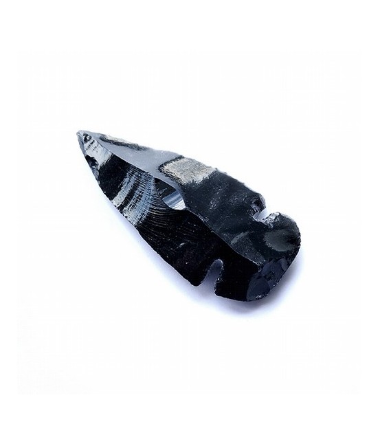 Fabulosa réplica de punta de flecha en Obsidiana negra.

Características: Hechas a mano

Medidas: 6x3cms. aprox.