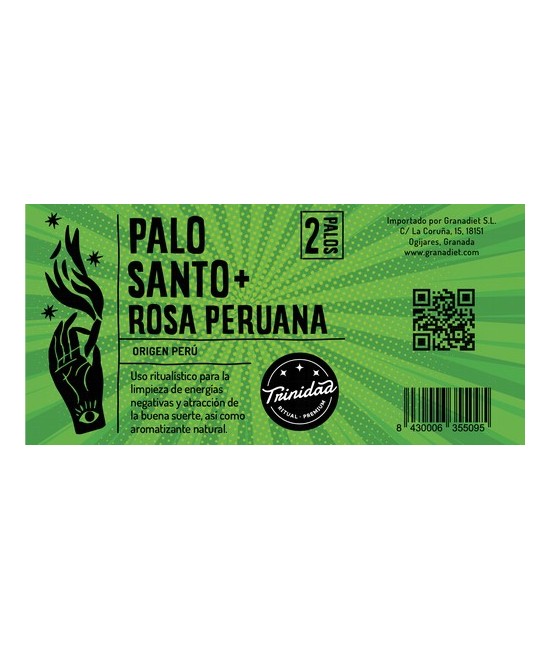 TRI.PALO SANTO ROSA PERUANA 2 PALOS