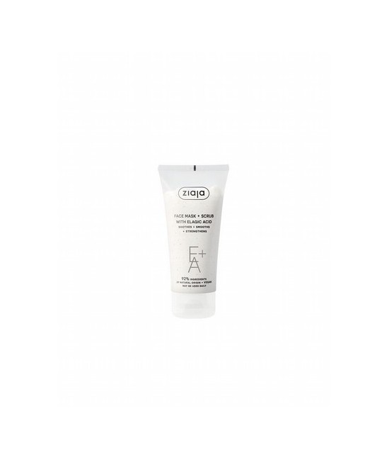 Mascarilla y exfoliante facial con ácido elágico.

Calma, alisa y fortalece la piel. Contiene ácido elágico (EA) y celulosa f