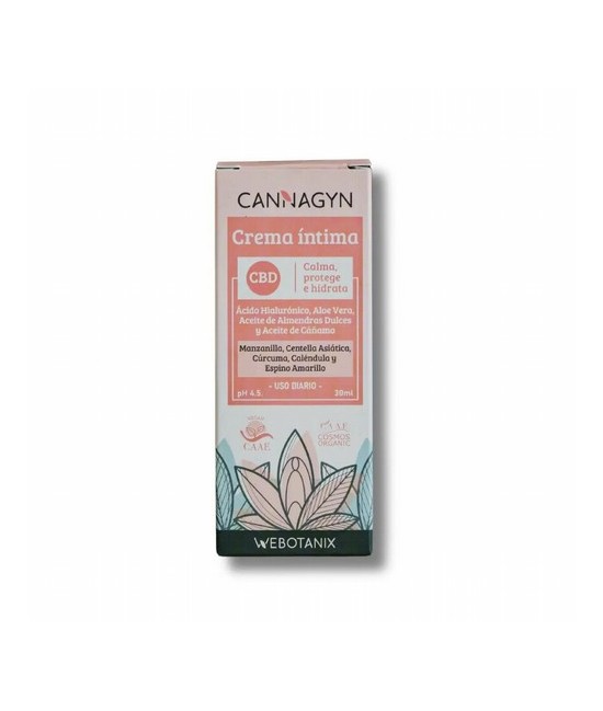 La crema íntima CANNAGYN es ideal para devolver el confort a tu zona íntima manteniendo el pH natural de la vagina, ya que tien