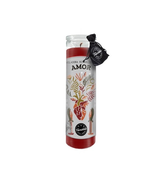 TRI.VELADORA RITUALIZADA AMOR