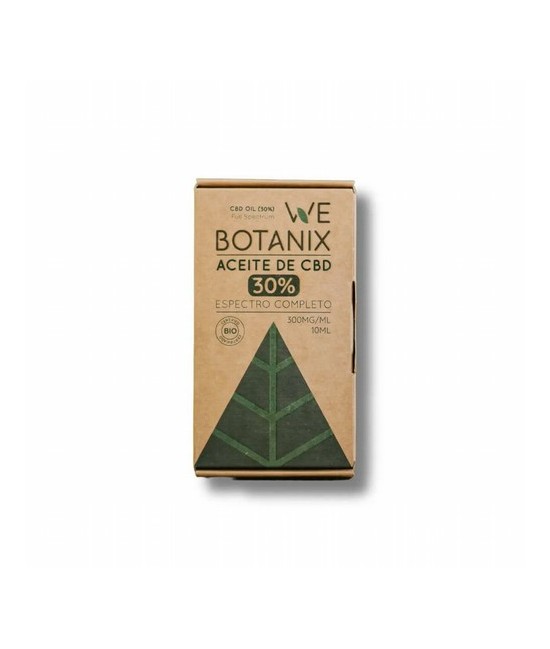 Aceite CBD 30% de espectro completo procedente de cáñamo orgánico.
THC < 0,04%.
Certificación BIO ACENE: 99% ingredientes pro