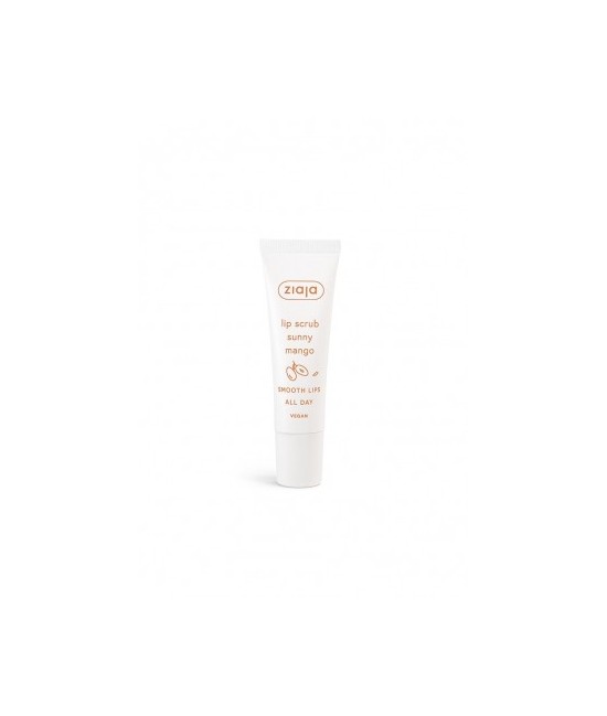 Exfoliante labial de azúcar Sunny Mango de textura intensa y espesa. Exfolia los labios agrietados. Los suaviza y alisa. Para u