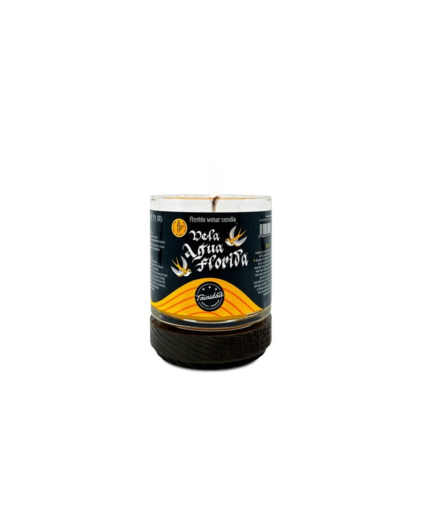 TRI.VELAS VASO AGUA FLORIDA