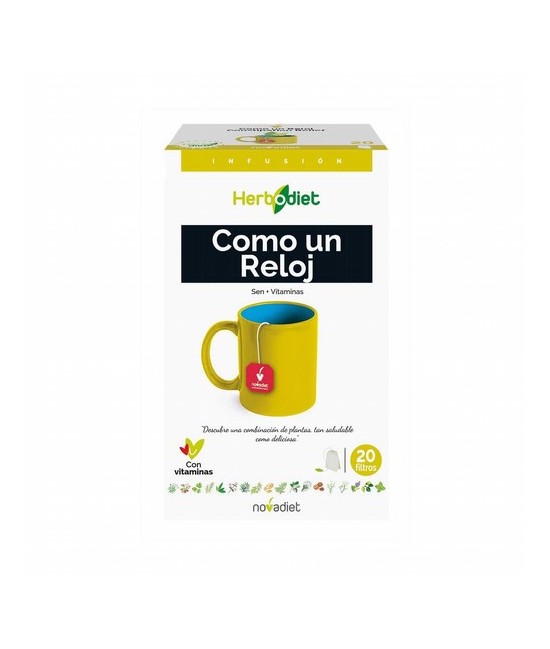 Ingredientes
Sen, hojas (87%); Aroma de naranja (7%), Complejo de Vitaminas (6%).

Precauciones
No tome esta infusión si es