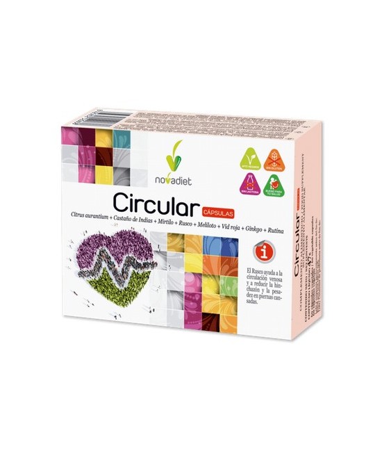 PREGUNTAS FRECUENTES SOBRE  CIRCULAR CÁPSULAS
¿Qué es Circular Cápsulas?
Es un complemento alimenticio a base de Citrus auran