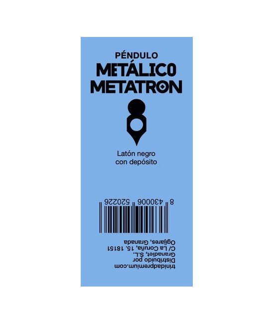 TRI.PENDULO METATRON METALICO NEGRO DEPOSITO