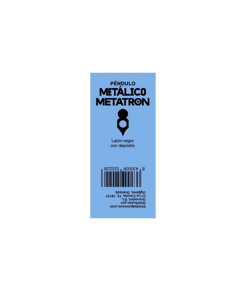 TRI.PENDULO METATRON METALICO NEGRO DEPOSITO