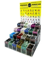 TRI.EXPOSITOR RODADO PEQ. 24 MINERALES+25 JAULAS