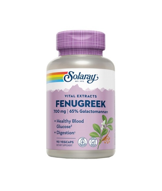 Fenugreek (Fenogreco)-90 VegCaps. Apto Para Veganos
REF.3416
CONTENIDO MEDIO (POR VEGCAP)
Fenogreco (Trigonella foenum-graec