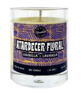 TRI.VELA VASO ATARDECER FLORAL 200 ML.