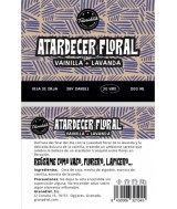 TRI.VELA VASO ATARDECER FLORAL 200 ML.