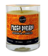 TRI.VELA VASO FUEGO DORADO 200 ML.