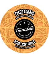 TRI.VELA VASO FUEGO DORADO 200 ML.