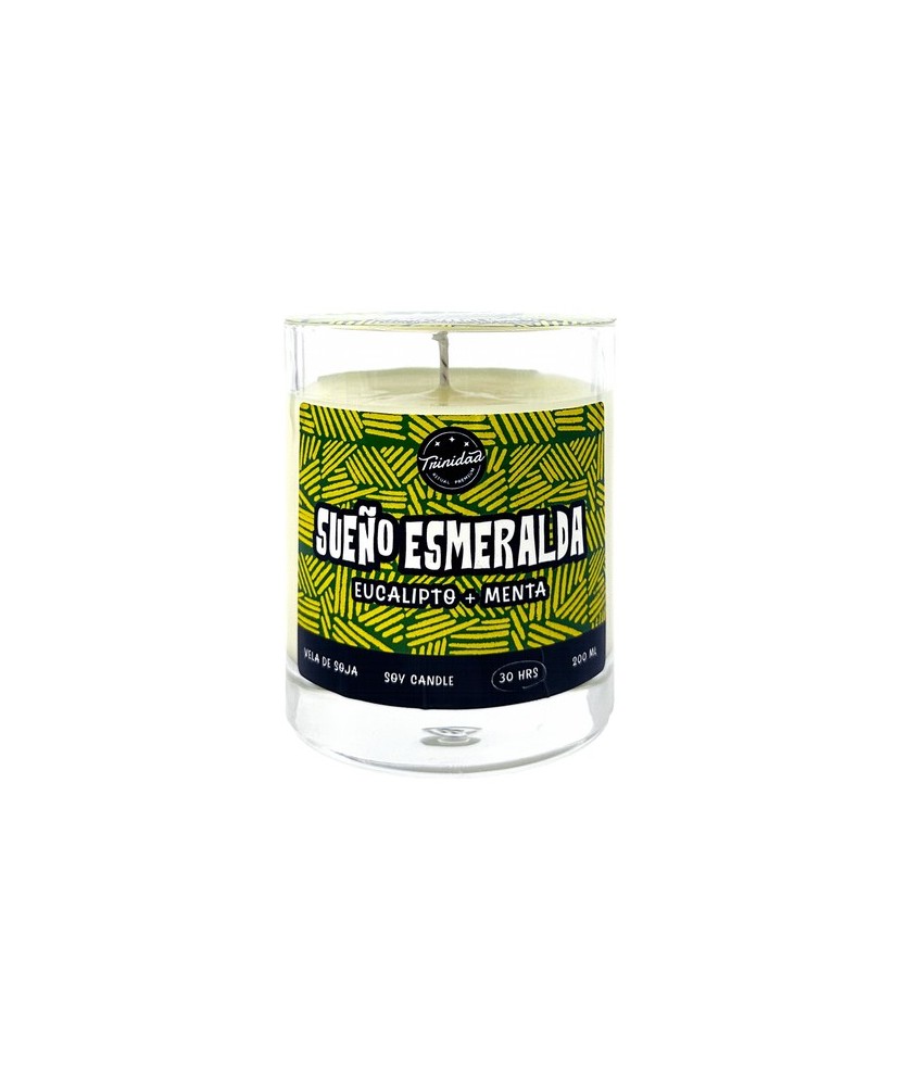 TRI.VELA VASO SUEÑO ESMERALDA 200 ML.