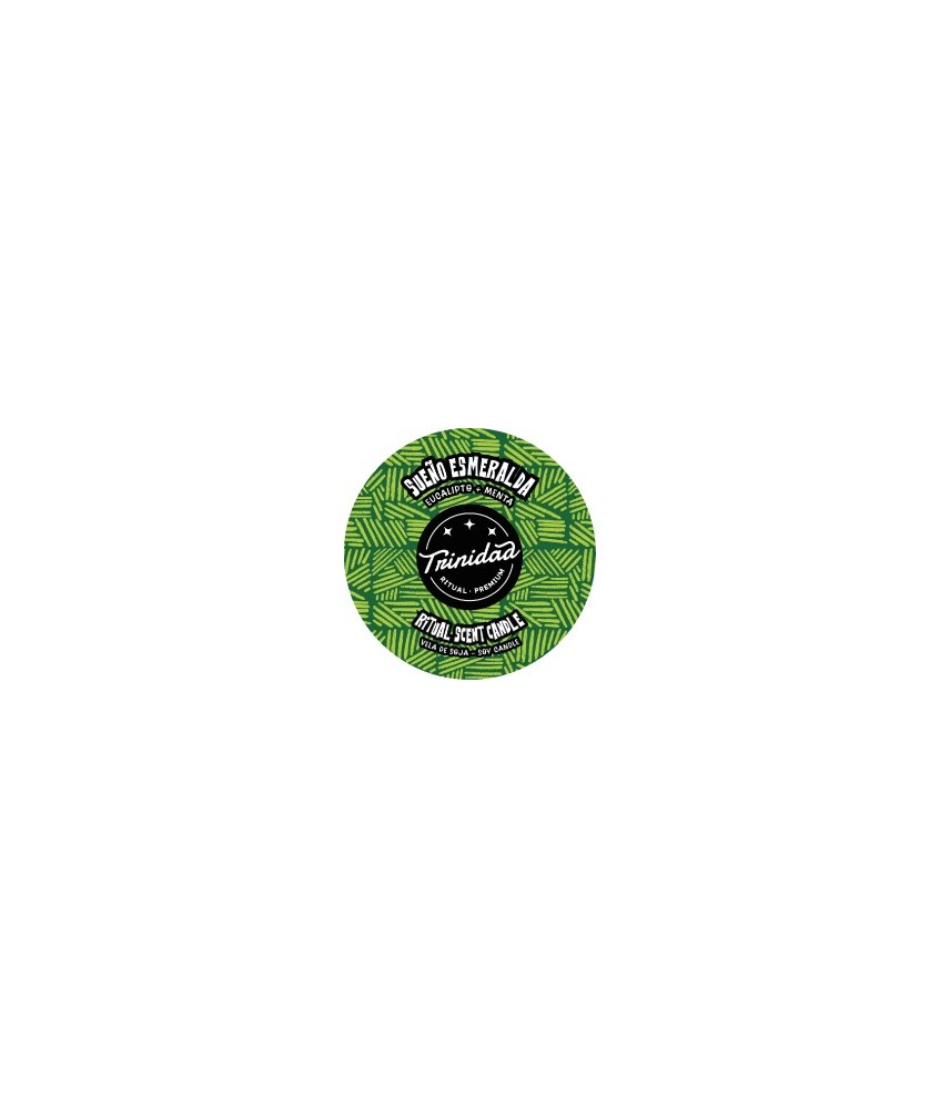 TRI.VELA VASO SUEÑO ESMERALDA 200 ML.