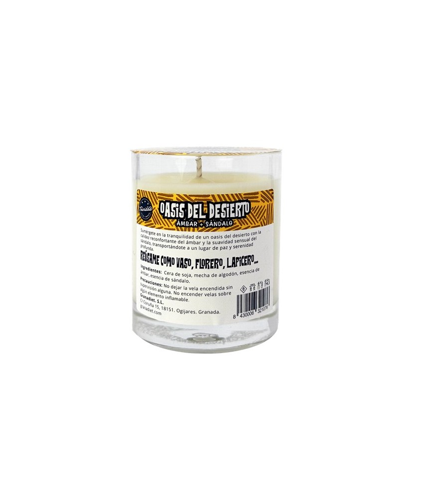 TRI.VELA VASO OASIS DEL DESIERTO 200 ML.