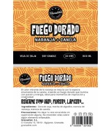 TRI.VELA VASO FUEGO DORADO 200 ML.