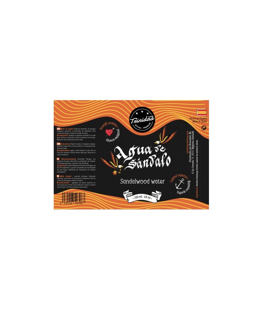 TRI.AGUA SANDALO SPRAY 200 ML.