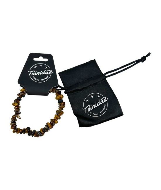 TRI.PULSERA OJO TIGRE CHIP