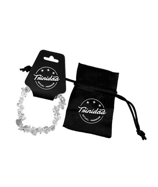 TRI.PULSERA CUARZO CRISTAL CHIP
