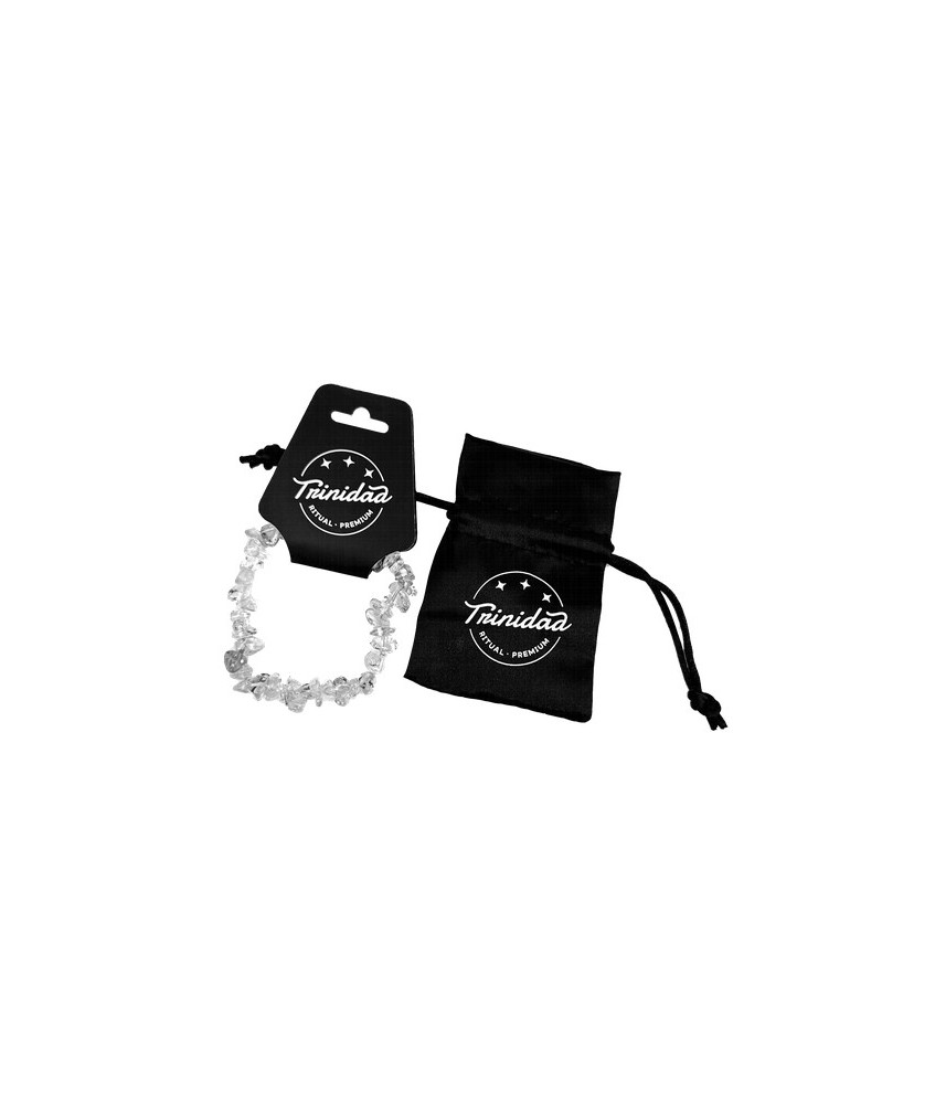 TRI.PULSERA CUARZO CRISTAL CHIP