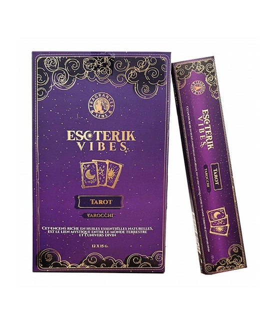 Caja de 12 paquetes de 15g
TAROT: Inspirado en los arcanos mayores y menores. Cuidadosamente elaborado para evocar energías mí