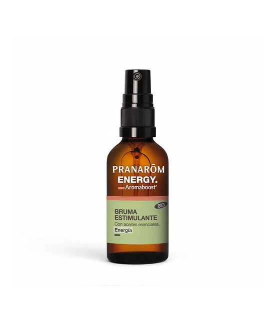 Diseñada para promover un ambiente tonificante y anti-fatiga, la bruma energizante ENERGY con Aceite Esencial ORGÁNICO de Pino 