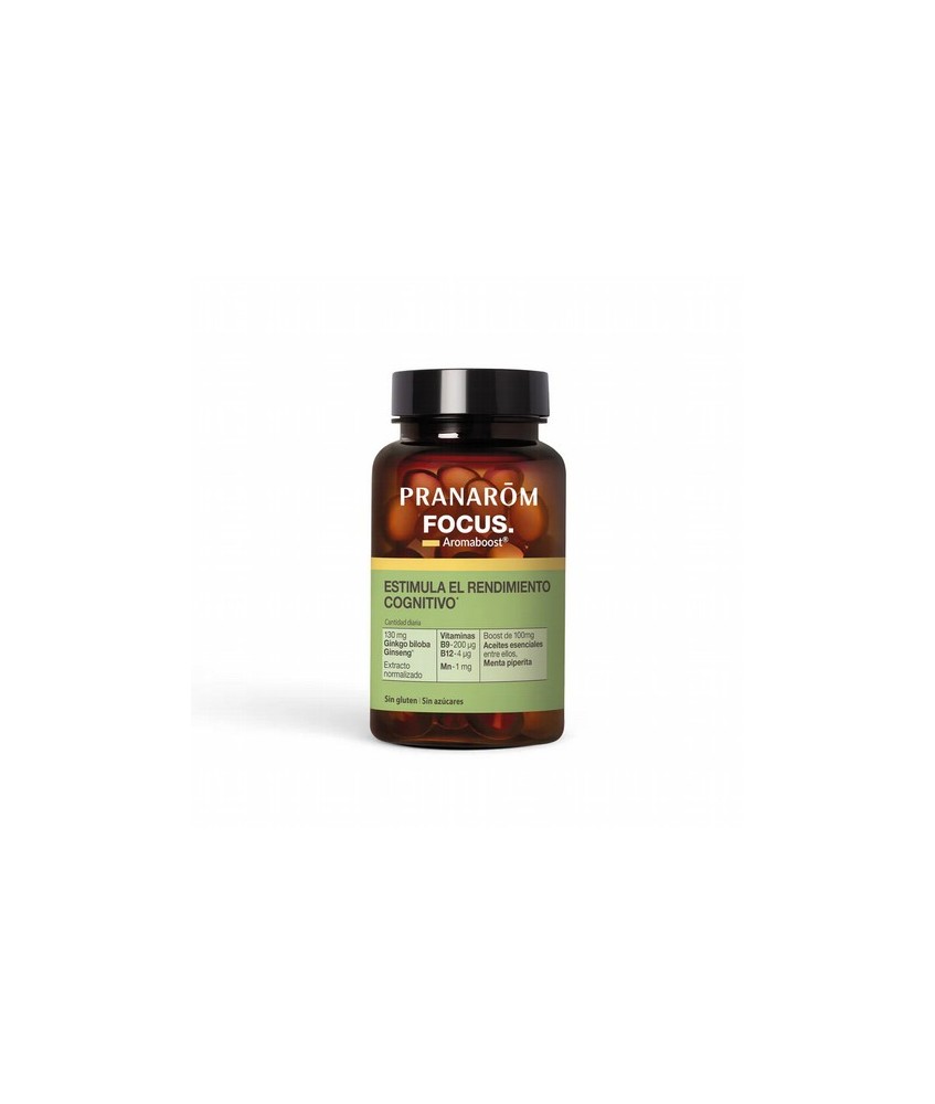 Diseñado para ayudar a estimular el rendimiento cognitivo y físico, Aromaboost FOCUS ofrece un apoyo duradero para mejorar la m