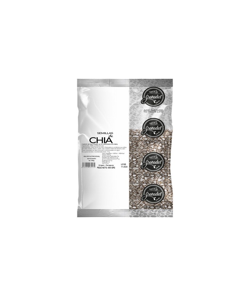 GR.CHIA SEMILLA BOLSA 500 GR.