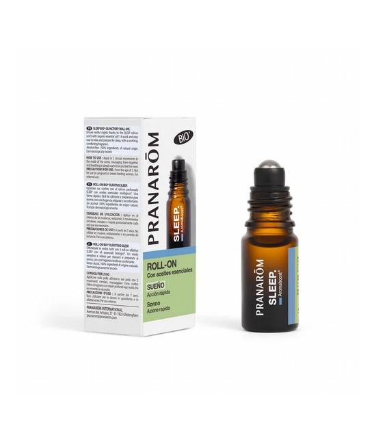 Diseñado para facilitar conciliar el sueño, el roll-on olfativo SLEEP con aceites esenciales ofrece un apoyo inmediato y durade