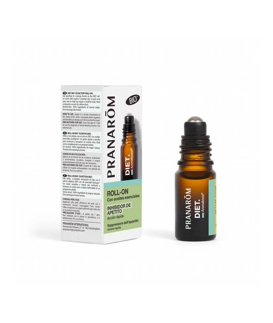 Diseñado para reducir los antojos, ¡el roll-on olfativo DIET con aceites esenciales ofrece una solución supresora del apetito i
