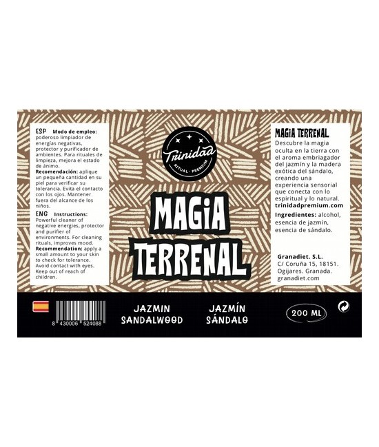 TRI.AGUA MAGIA TERRENAL 200 ML.