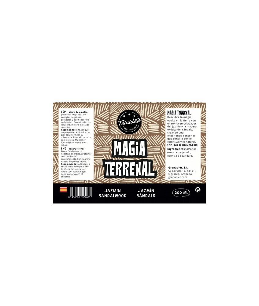 TRI.AGUA MAGIA TERRENAL 200 ML.