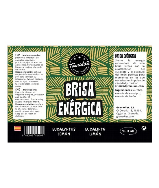TRI.AGUA MAGIA BRISA ENERGETICA 200 ML.