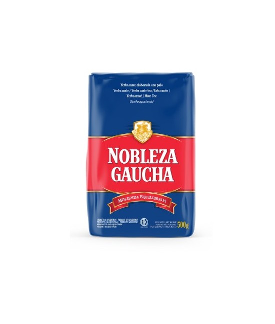 YERBA NOBLEZA GAUCHA 1KG. Una yerba que ofrece siempre el sabor parejo hasta el último mate. Molienda equilibrada. Esta elabora