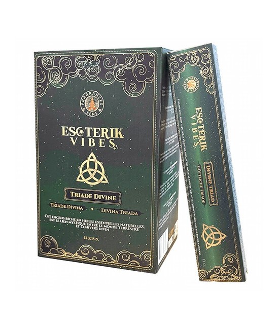 Caja de 12 paquetes de 15g
TRÍADA DIVINA : Este incienso te guía hacia una conexión profunda con lo divino, despertando la esp