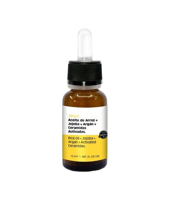 Sérum facial que combate la pigmentación, reduce manchas y cicatrices, hidrata profundamente, regenera la piel y mejora su text