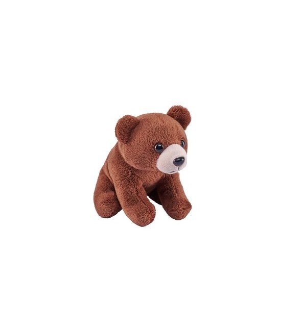 ¡Bienvenido al mundo de los abrazos ecológicos con el oso marrón ecológico Pocketkins de Wild Republic! Este adorable juguete d