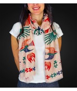 TRI.PASHMINA PALO SANTO 180X60 CM.
