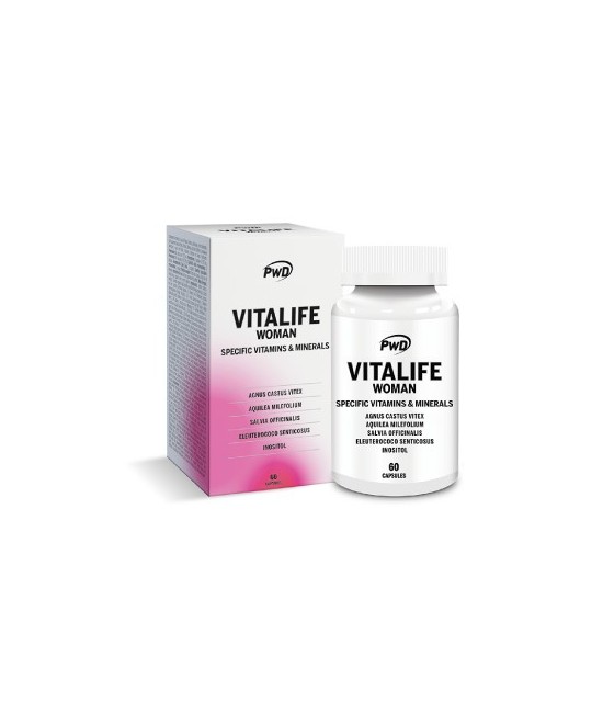 PW.VITALIFE WOMAN VITMINAS MINERALES 60 CAPS.
