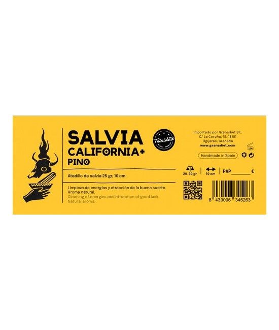TRI.SALVIA CALIFORNIA PINO 25 GR. 10 CM.