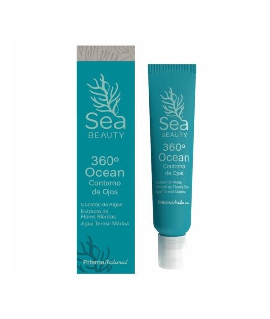 360º Ocean, 15 ml es el contorno de ojos de la línea Sea Beauty de Prisma Natural.

 

Contorno de ojos, formulado a base d