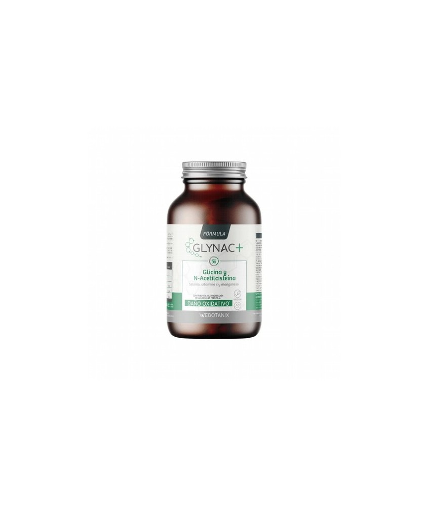 Detalles de GlyNAC+ WeBotanix
¿Qué es GlyNAC+? Glynac es un complemento alimenticio con N-acetilcisteína (NAC) y glicina, dos 
