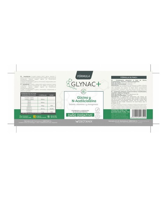 BO.GLYNAC+ GLUTATION 60 CAPS.