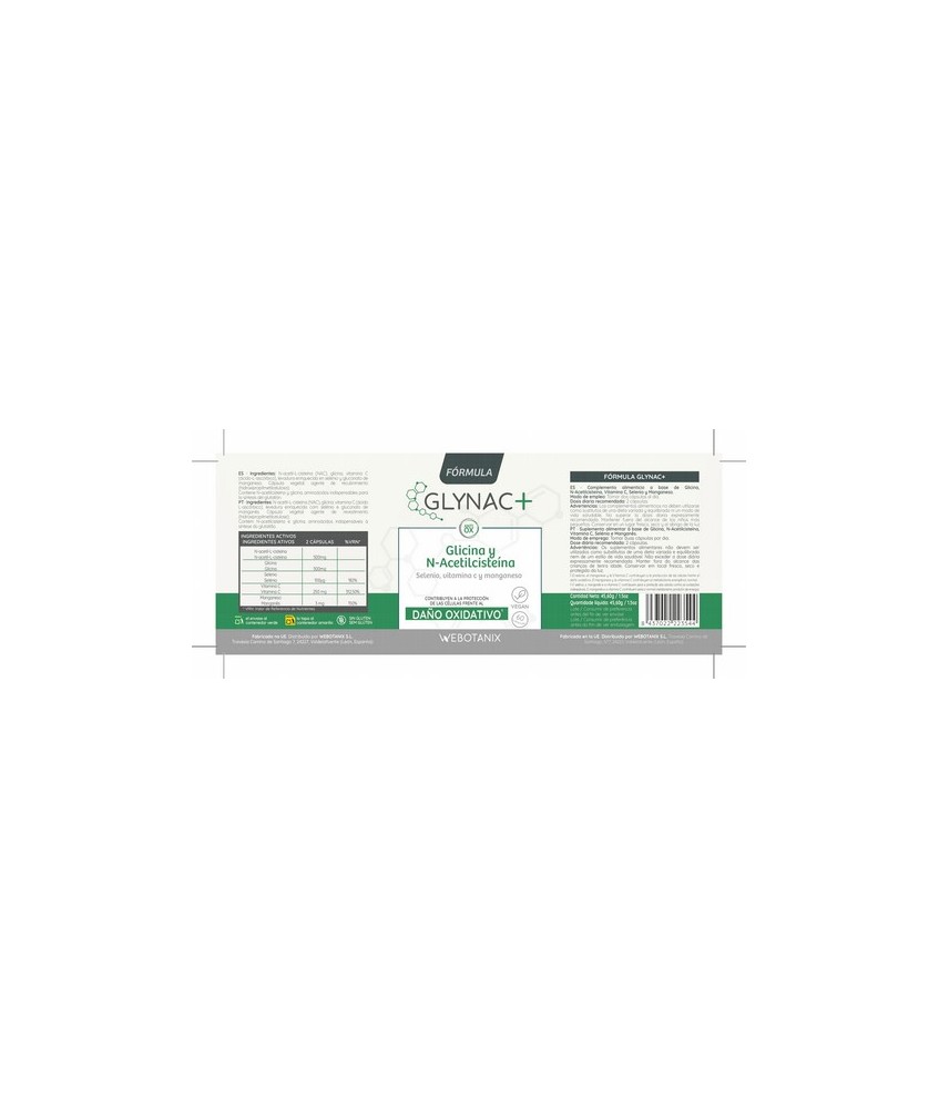 BO.GLYNAC+ GLUTATION 60 CAPS.