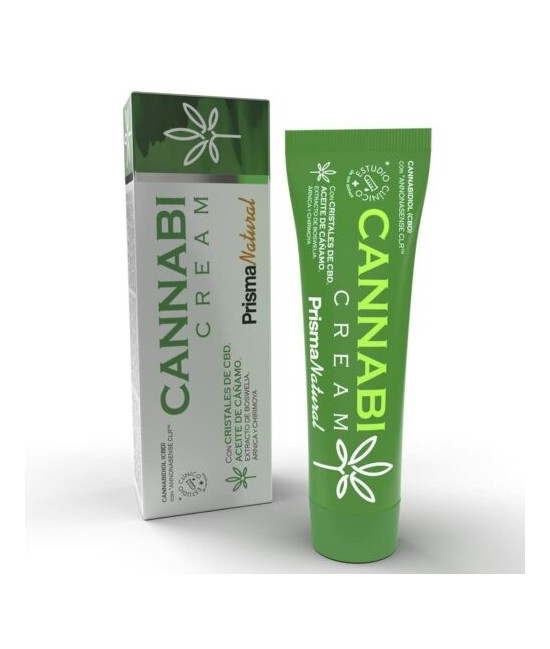 Crema de Cannabi Cream, 60 ml de Prisma Natural.

 

La crema de tratamiento corporal Cannabi Cream es de efecto frío, text