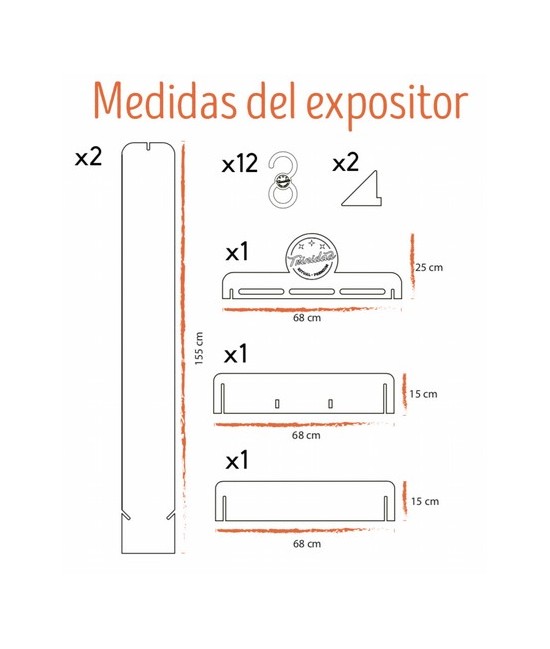155cmx68cm